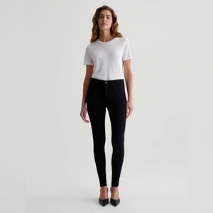 AG Adriano Goldschmied Farrah Black Skinny Ankle Jeans